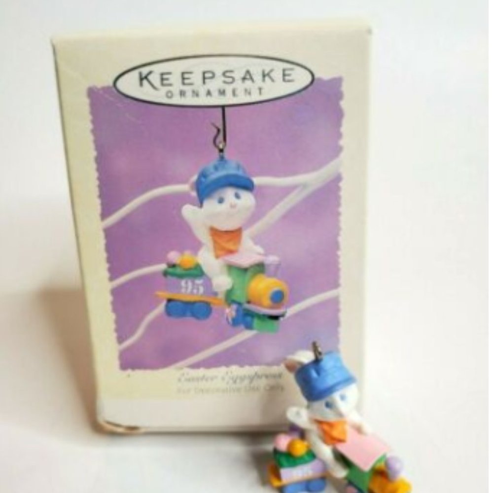 1995 Easter Hall Keep Ornament Easter Eggspress